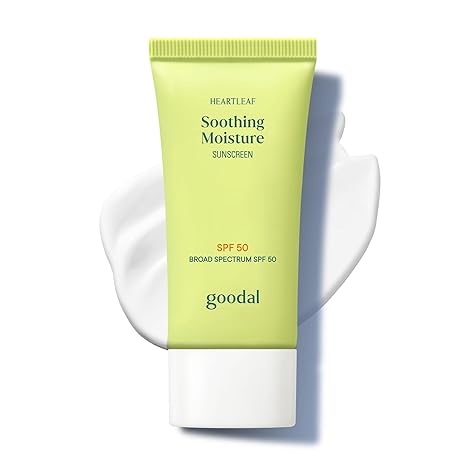 [GOODAL] Heartleaf Soothing Moisture Sunscreen, Broad Spectrum SPF 50