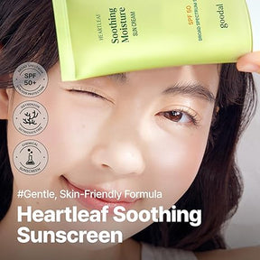 [GOODAL] Heartleaf Soothing Moisture Sunscreen, Broad Spectrum SPF 50