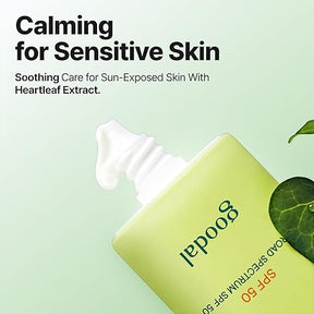 [GOODAL] Heartleaf Soothing Moisture Sunscreen, Broad Spectrum SPF 50