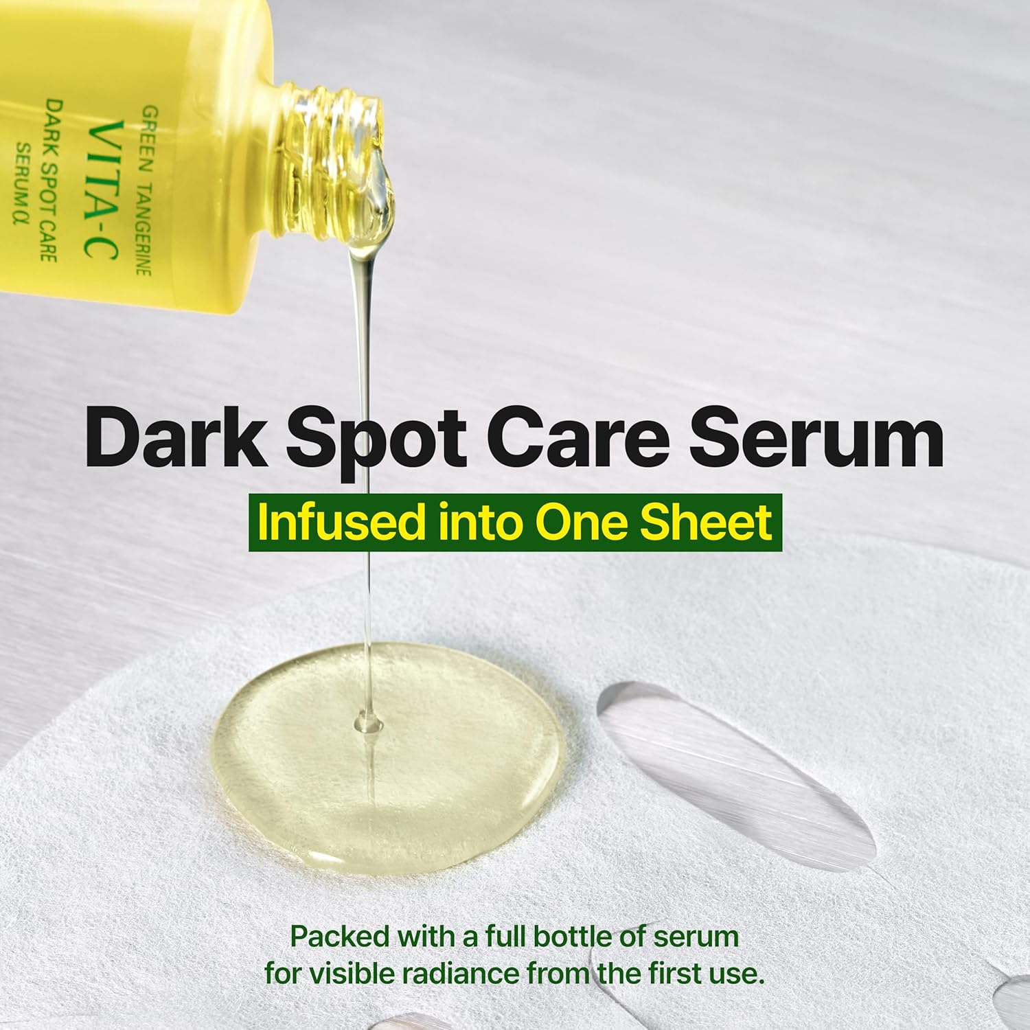 [GOODAL] Green Tangerine Vita C Dark Spot Care Serum Sheet Mask(5ea) [Advanced Ver.] - CLUB CLIO