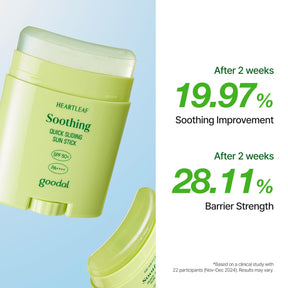 [GOODAL] Heartleaf Soothing Quick Sliding Sunscreen Stick, Broad Spectrum SPF 50