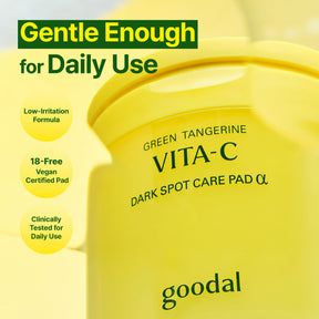 [GOODAL] Green Tangerine Vita C Toner Pads [Advanced Ver.] - CLUB CLIO
