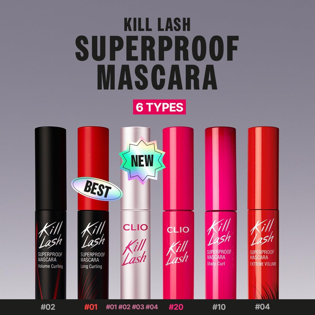 [CLIO] Kill Lash Superproof Mascara