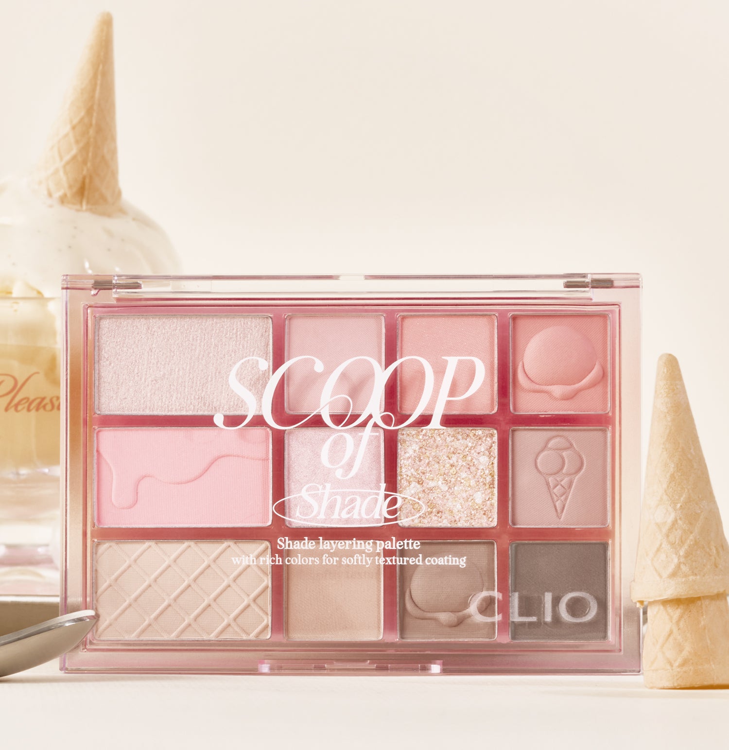 [CLIO] SHADE & SHADOW PALETTE 03 SCOOP OF SHADE