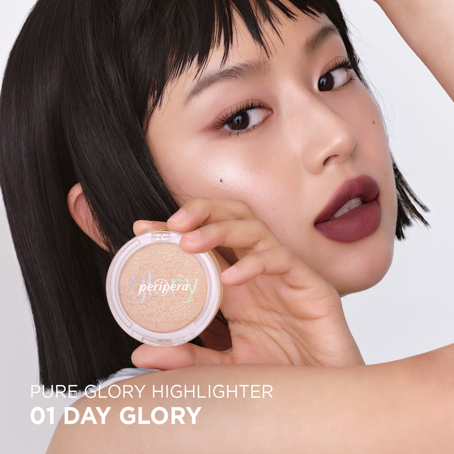 [PERIPERA] Pure Glory Highlighter Set (+Brush) - CLUB CLIO