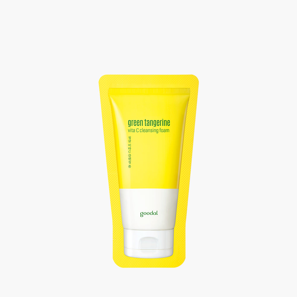 [GOODAL] Green Tangerine Vita C Cleansing Foam 2ml - CLUB CLIO