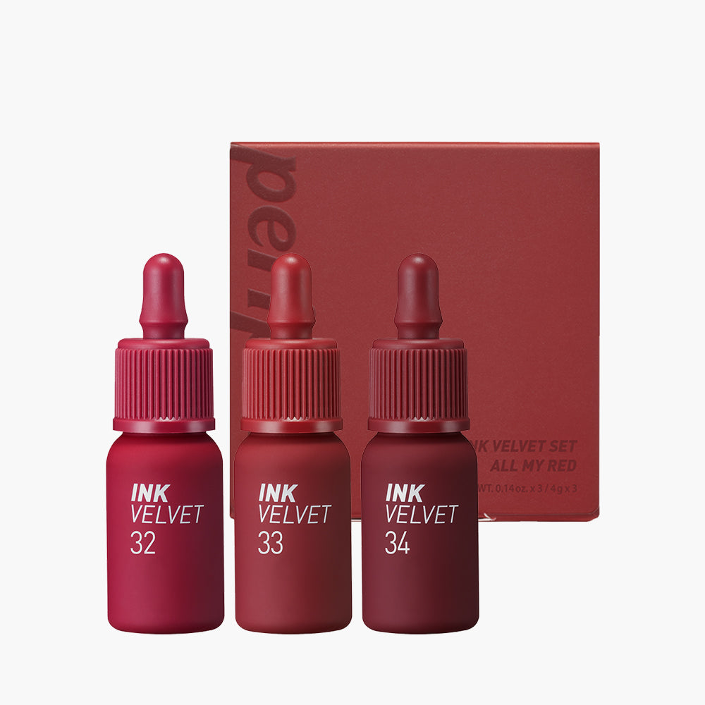 [PERIPERA] Ink Velvet Set - All My Red - CLUB CLIO