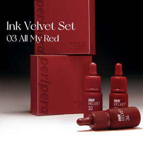[PERIPERA] Ink Velvet Set - All My Red - CLUB CLIO