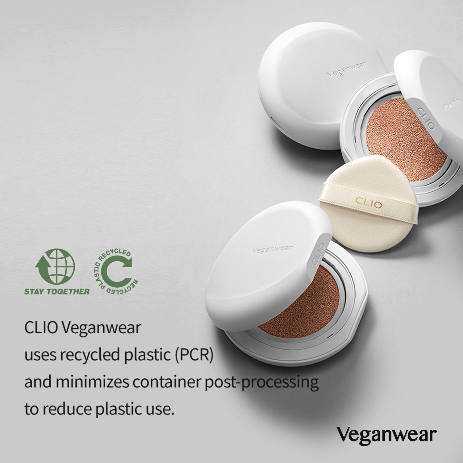 [CLIO] Vegan Hyaluronic Serum Cushion Set (+Refill) - CLUB CLIO